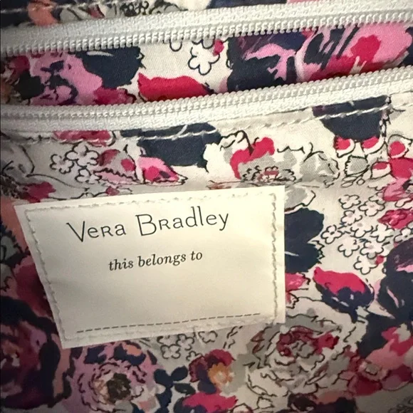 Vera Bradley Black Quilted Backpack - Picture 3 of 3
